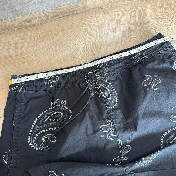 Hudson Men's Racer Shorts Ripstop Black Bandana L - Picture 9 of 11